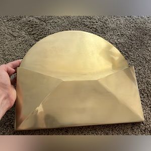 Gold mail/letter holder